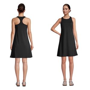 Lands End Black Women's Swim Dress